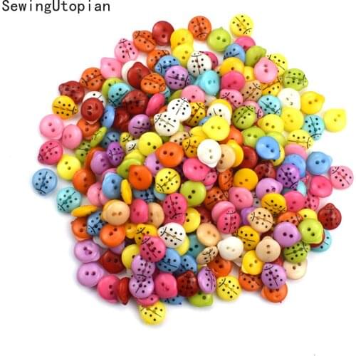 50PCS 2 Holes Mixed Resin Buttons Vintage Sewing Accessories for Crafts Clothing Decoration DIY Scrapbooking Handmaking Button