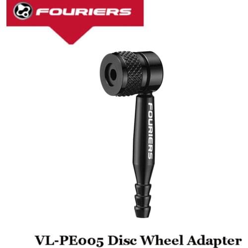 FOURIERS Disc Wheel 90 Degree Adapter VL-PE005 Fix Bicycle Presta Pump Valve Rim Adapter Convert Connector