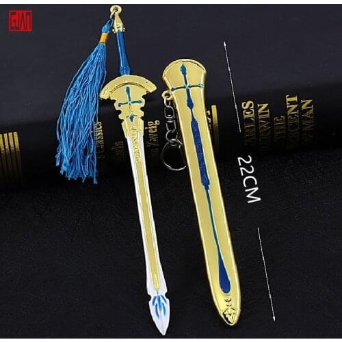 Animation Weapon Fate Night Fat Guard Night Regretless Fate Lake Lightsaber Alloy Model Scabbard Ornament Die-casting
