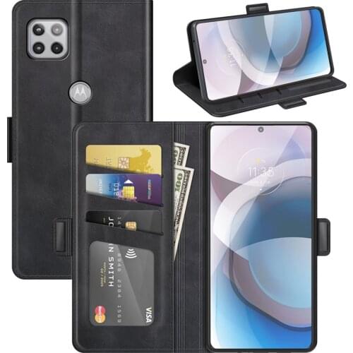 Case For MOTO One 5G Ace Leather Wallet Flip Cover Vintage Magnet Phone Case For MOTO One 5G Ace Coque