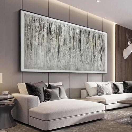 Pure hand-painted golden oil painting abstract modern Nordic canvas printing wall poster art image, suitable for the sitting roo