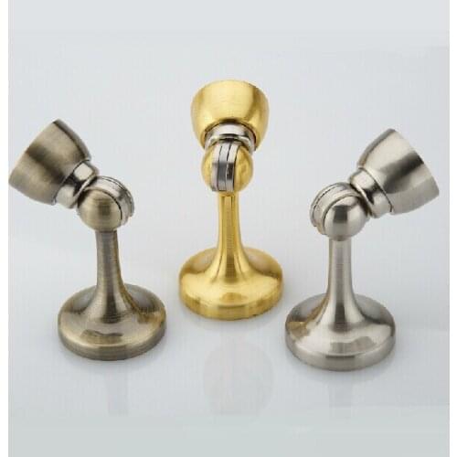 High Quality Zinc Alloy Door Stops ,Satin Nickel Stain Gold ,Antique Brass Restroom, Kitchen Bedroom Door Stopper floor knob