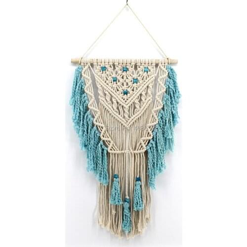 Tapestry nordic art woven tapestry 75x45cm Wall Art Wedding wall tapestry macrame Handmade Wall Hanging for Parlour corridor