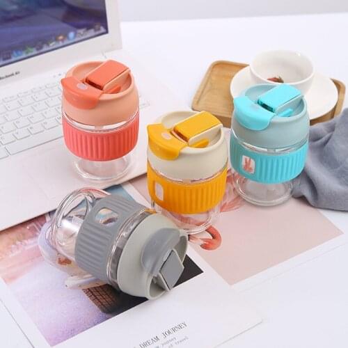 Coffee Cup Large Capacity Cute Couple Water Cup Creative One Dual Purpose Glass Small Fresh Drink for Two