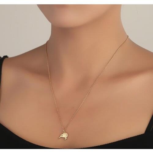 Cartoon Woodpecker Pendants Little Chicks Choker Necklace Lovely Animal Jewelry Gift