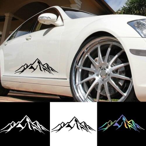 Newest Mountains Car Sticker And Vinly Stickers For Car Body Decals Hood Tailgate Side Window Car Decoration Sticker