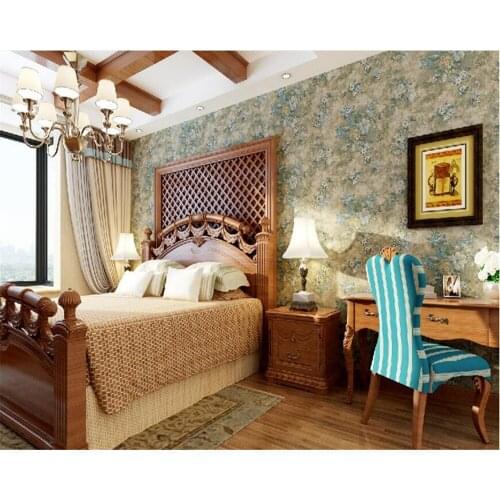 Beibehang papel de parede American nonwovens rural floral garden wall paper bedroom living room sofa background wallpaper behang
