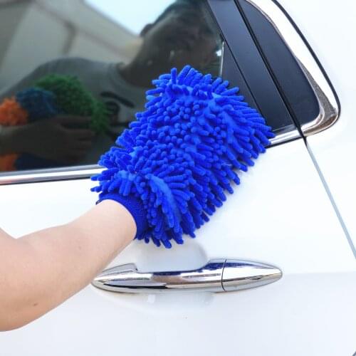 1pc Car Wash Gloves For Nissan Quest GT-R 370Z Note Sway Micra Pulsar Maxima Terra KICKS IMQ Rogue Xmotion ARMADA Serena NAVARA