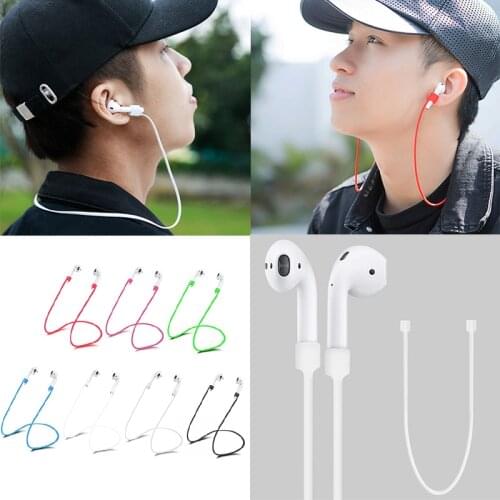 Earphone Strap For For AirPods Pro Case Accessories Anti Lost Neck Strap Silicone Rope For Wireless Bluetooth Earphone String