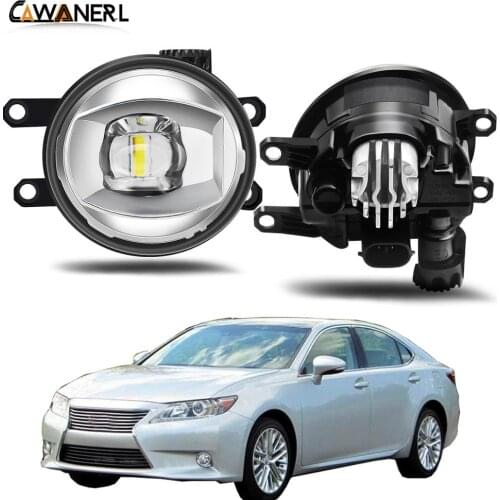 LED Lens Fog Light Assembly 30W Car Right + Left Fog Light Daytime Running Lamp 8000LM H11 12V For Lexus ES300h ES350 2013 2014