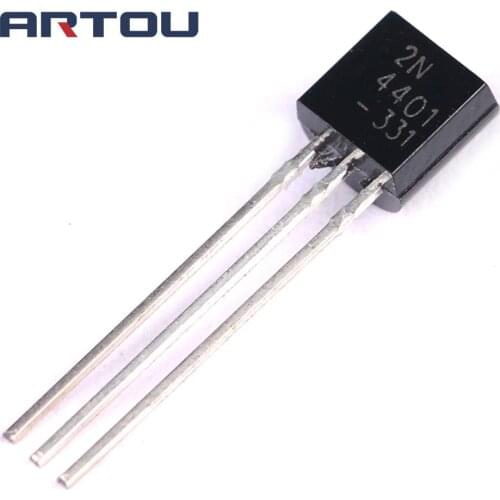 100PCS 2N4401 TO92 TO-92 4401 triode Transistor TO92-2N4401