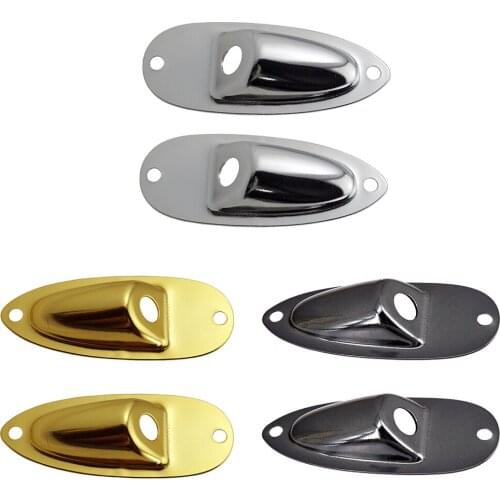 Bass Guitar Output Jack Socket Plate w/ Screw for ST SQ Electric Guitar Part