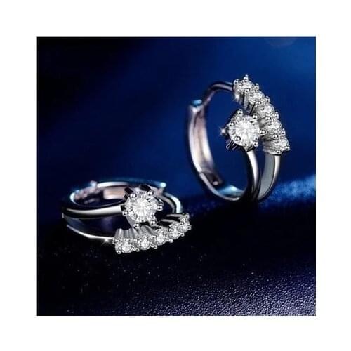 REETI 925 Sterling Silver Earrings Zircon Stud Earrings For Women Best Gift earings fashion jewelry womens earrings in jewelry