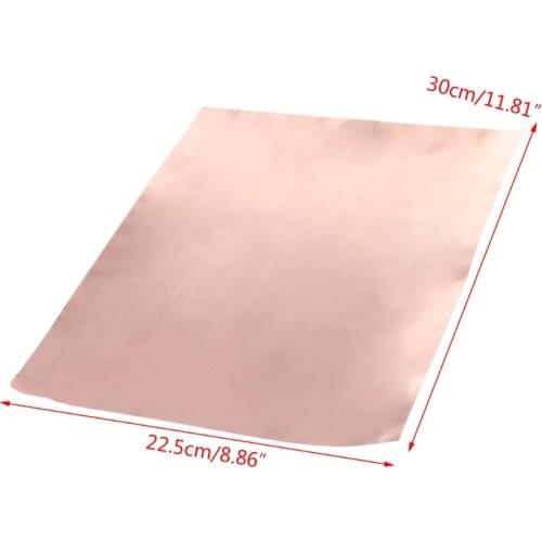 1PC Guitar Copper Foil Tape EMI Shielding Single Conductive Adhesive Sheet U7EF
