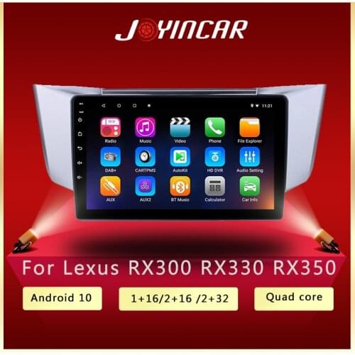 Android 10.0 Octa Core Car Multimedia For Lexus RX300 RX330 RX350 RX400H Toyota harrier 2003 2004 2005 2006 2007 2008 2009