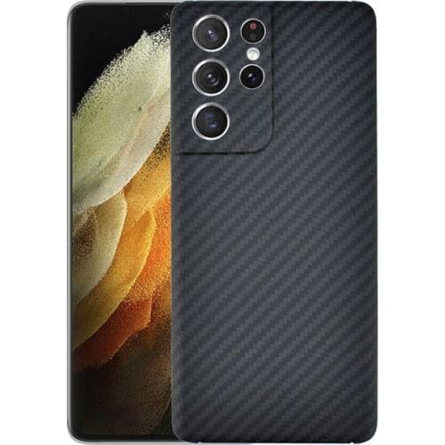 High Quality Carbon Fiber Case For Samsung Galaxy S21 Ultra Ultra-Thin Business Phone Cover For Galaxy S21 Plus Anti-Fall Cases