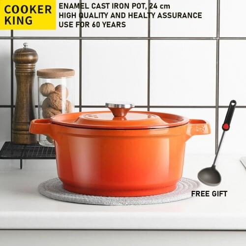 COOKER KinG Cast Iron Cooking Pans