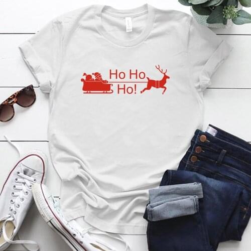 Santa Claus Giving Gifts Graphic Tee Shirt Femme Harajuku Short Sleeve O-neck Woman Tshirts Holiday S-5xl Oversized T Shirt Tops