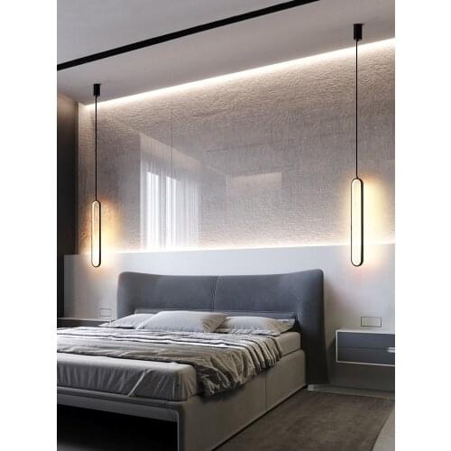 Bedroom bedside chandelier Nordic simple style chandelier long-term atmosphere lamp dining room chandelier living room Chandelie