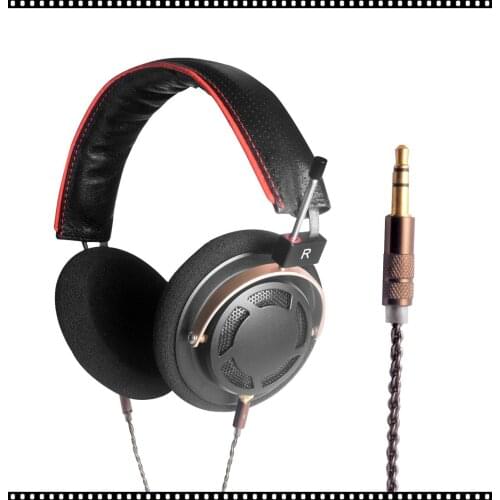 OKCSC New Open Voice HiFi Headphone 40mm Composite Membrane Speaker DIY Replaceable 3.5mm Cable Silver Plated Wired Headset