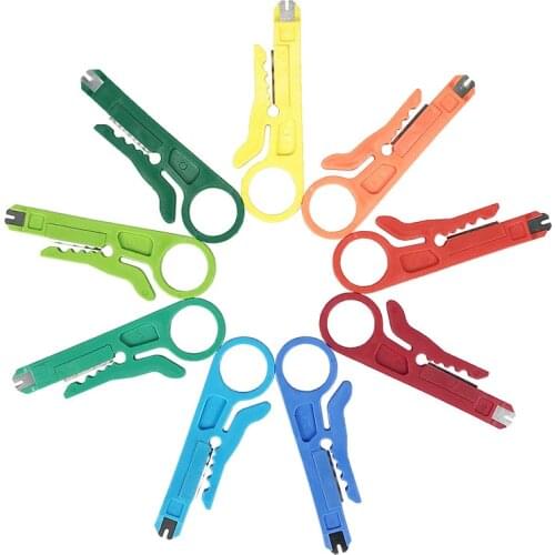 Mini Portable Wire Stripper Knife Crimper Pliers Crimping Tool Cable Stripping Wire Cutter Multi Tools Cut Line Pocket Multitool