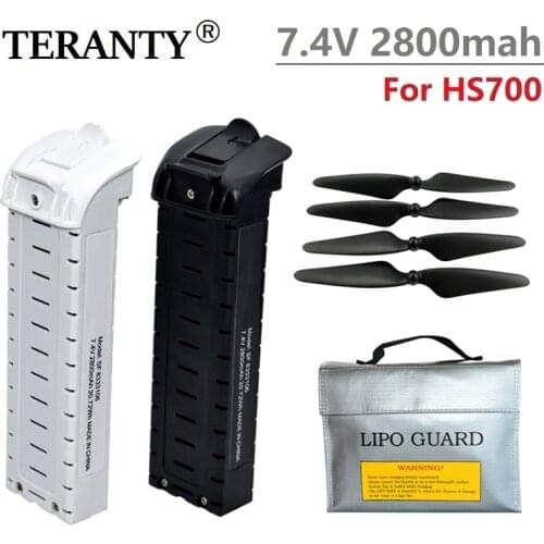 Original 7.4V 2800mAh lipo battery for HS700 Drone four-axis aircraft RC Quadrocopter Spare Part 7.4V Drone Battery for Hs700
