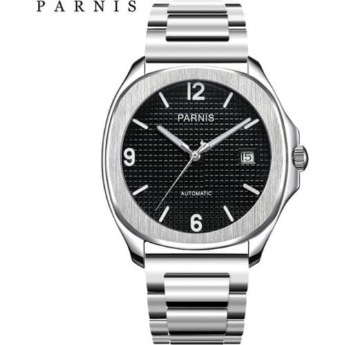 Parnis luxury Automatic Watches Minimalist Watch Mens Wrist Watch Sapphire Crystal Mechanical Watches