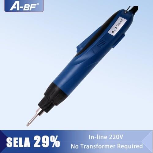 A-BF DM-520V/820S/V Semi-Automatic Electric Screwdriver Adjustable Brushed Electric Batch Industrial Grade 220V In-Line Torqu