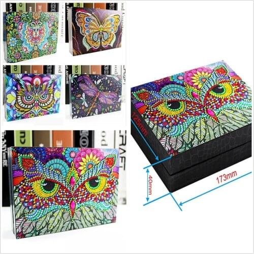 DIY Special Shaped Diamond Painting Jewelry Box Storage box Mosaic Diamond Embroidery Cross Stitch kits Home Decoration