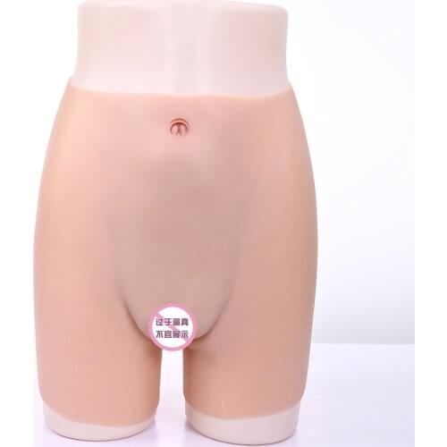 Transgender Underwear Realistic Silicone Penetrable Fake Vagina Pussy With Catheter Vaginal For Shemale Crossdresser Drag Queen