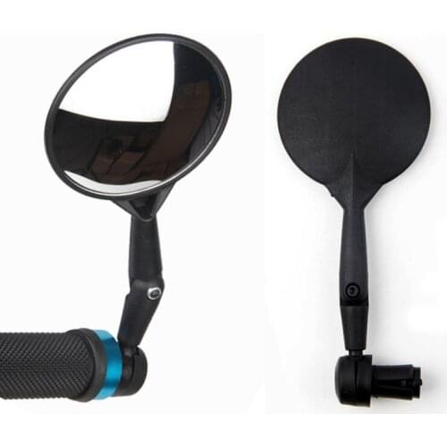 1pc Bicycle Rear Mirror Bike Handlebar End Side Safety Rear View Road Bike Cycling Flexible Mirror MTB Handlebar