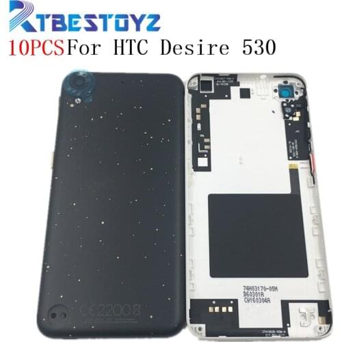 10PCS/Lot 5.0 inches Battery Back Cover For HTC Desire 530 D530 Back Cover Battery Door Housing Rear Case Repair Parts