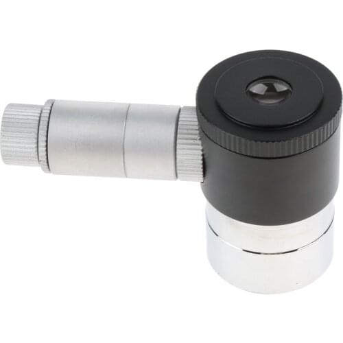 1.25 inch 12.5mm Illuminated Plossl Telescope Eyepiece with Double-line Crosshair Reticle - 40 Degree Field of View