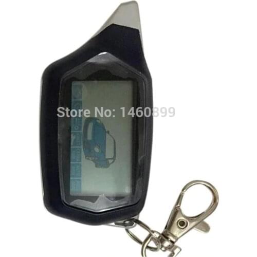 5PCS/Lot C9 2 Way Car Alarm LCD Remote Control Keychain Fob For 5 PCS Russian Car Anti-theft Alarm Vehicle Security Starline C9