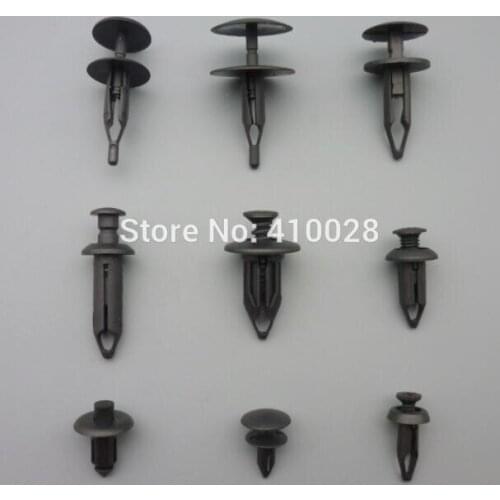 500pcs car fasteners rear bumper rocker fascia retainer headlight door push type retainer radiator air baffle clip