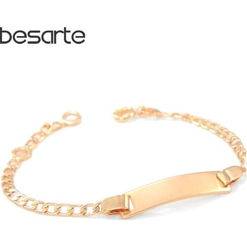 BESARTE Baby Bracelets Bebe Pulseras Kids Jewelry Bracelete Pulseira Ouro Bracciali Bracelet Bangle Brazaletes Armbanden B0537