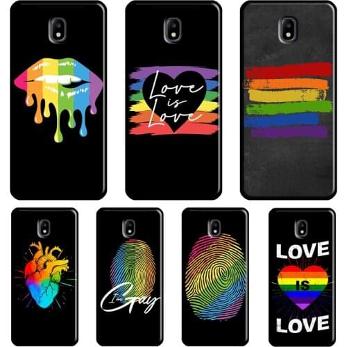 Gay Pride Flag LGBT Case For Samsung Galaxy J5 2017 A3 A5 J1 J3 J7 2016 J4 J6 A6 A8 Plus A7 A9 J8 2018 Coque