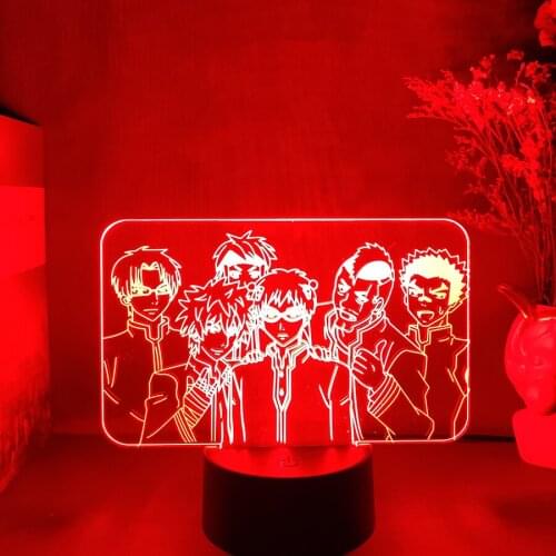 The Disastrous Life of Saiki K. Figurines 3D Anime Light Cool Manga Fans Collections Desk Prop Art Decoration for Bedroom Lamp