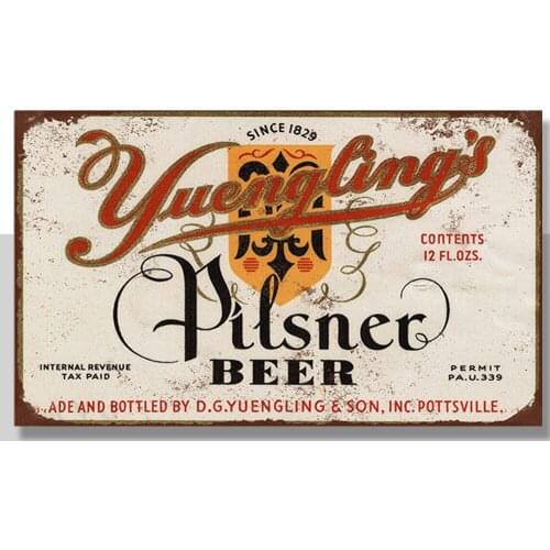 Metal Tin Sign pilsner beer Pub Home Vintage Retro Poster Cafe ART
