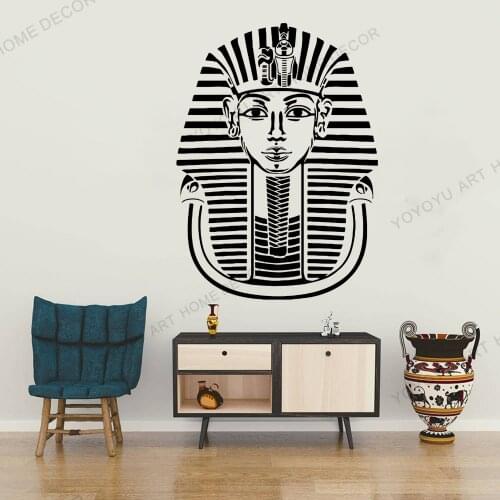 Egypt Culture Wallpaper The Ancient Egyptian Pharaoh Movable Wall Stickers Living Room Bedroom Vinyl Decals Home Decor JC111