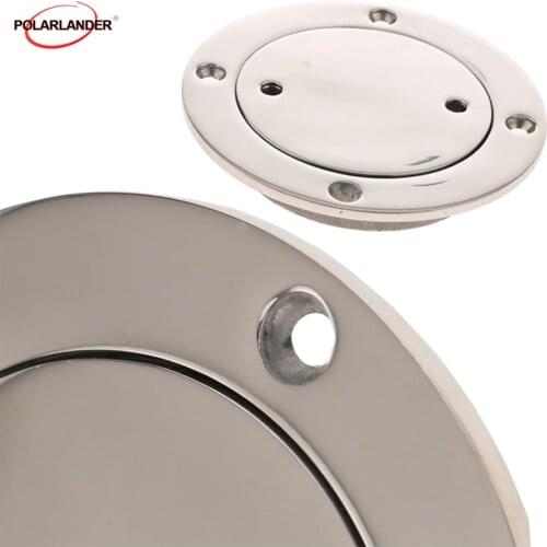 Inspection Bayonet For Boat Stainless Steel Deck Plate Boat Access Hatch Cover Boat Marine Waterproof 4inch/6inch 1pcs