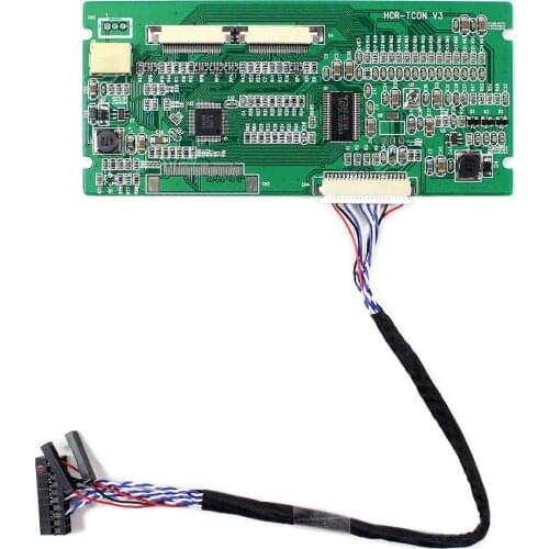 LVDS to TTL Tcon Board 2x30pin TTL signal HCR-TCON N3 800x480 Work for AT080TN42 AT102TN03 20Pin LVDS signal