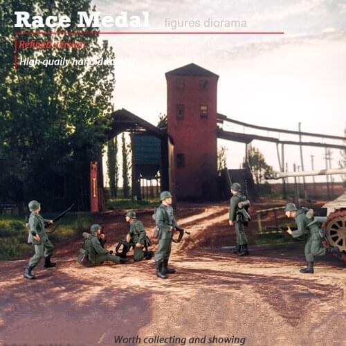 Racemedal 1:72 Soldier series German Marine Corps puppet finished soldier model hand military exercise figures