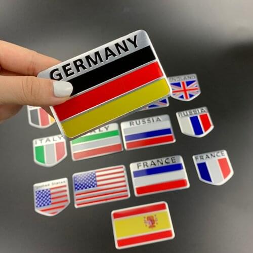 Car Styling National Flag Sticker For Toyota Aqua Camry Corolla RAV4 Yaris Highlander Land Cruiser PRADO Reiz Succeed Vitz Vios