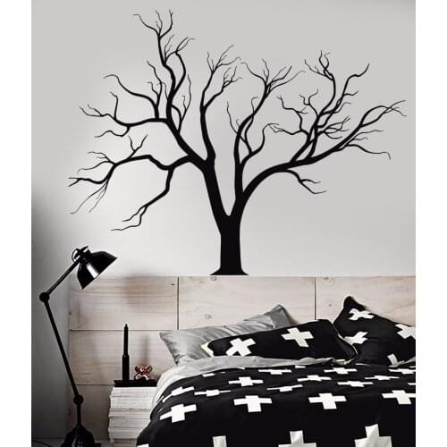 Gothic Nature Tree Branches Wall Stickers Fashion Vinyl Wall Decal Bedroom Removable Home Decoration 40 Colors Available ZB273