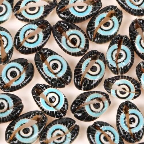 10 Pcs Natural Black Eye Black Shell Beads For Jewelry Making 10-20mm Oval Shape Beads Diy Charm Necklace Bracelet Accessory