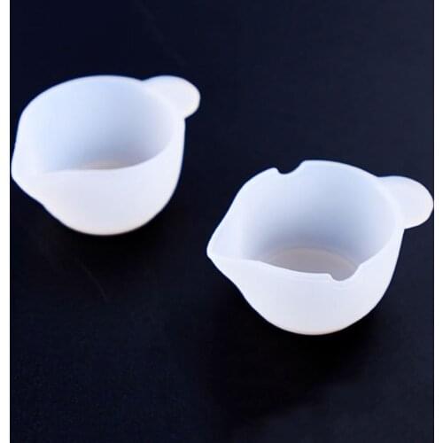2 Styles Transparent Measuring Cup Epoxy Coloring Silicone Moulds For Resin Color Mixing Jewelry Crystal Cake Mold Making Tools