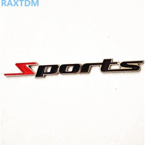 3D Metal Car Stickers Sport for Chevrolet Cruze Trax Aveo Lova Sail Epica Captiva Volt Camaro Cobalt