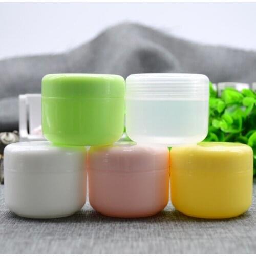 50G colorful plastic PP jar/bottle/pot for mask/cream/body scrub/essence/moisturizer/gel/art nail cosmetic packing skin care