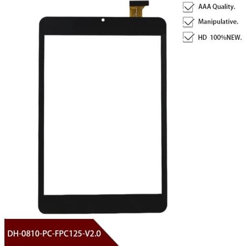 Free shipping 8'' inch touch screen,New for DH-0810-PC-FPC125-V2.0 touch panel,Tablet PC touch panel